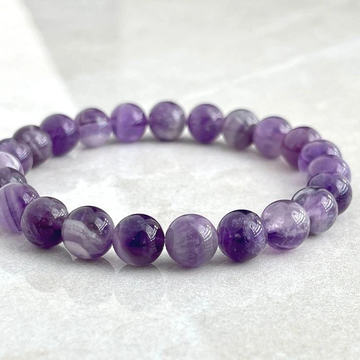 Amethyst Bracelet - Peace . Clarity . Intuition