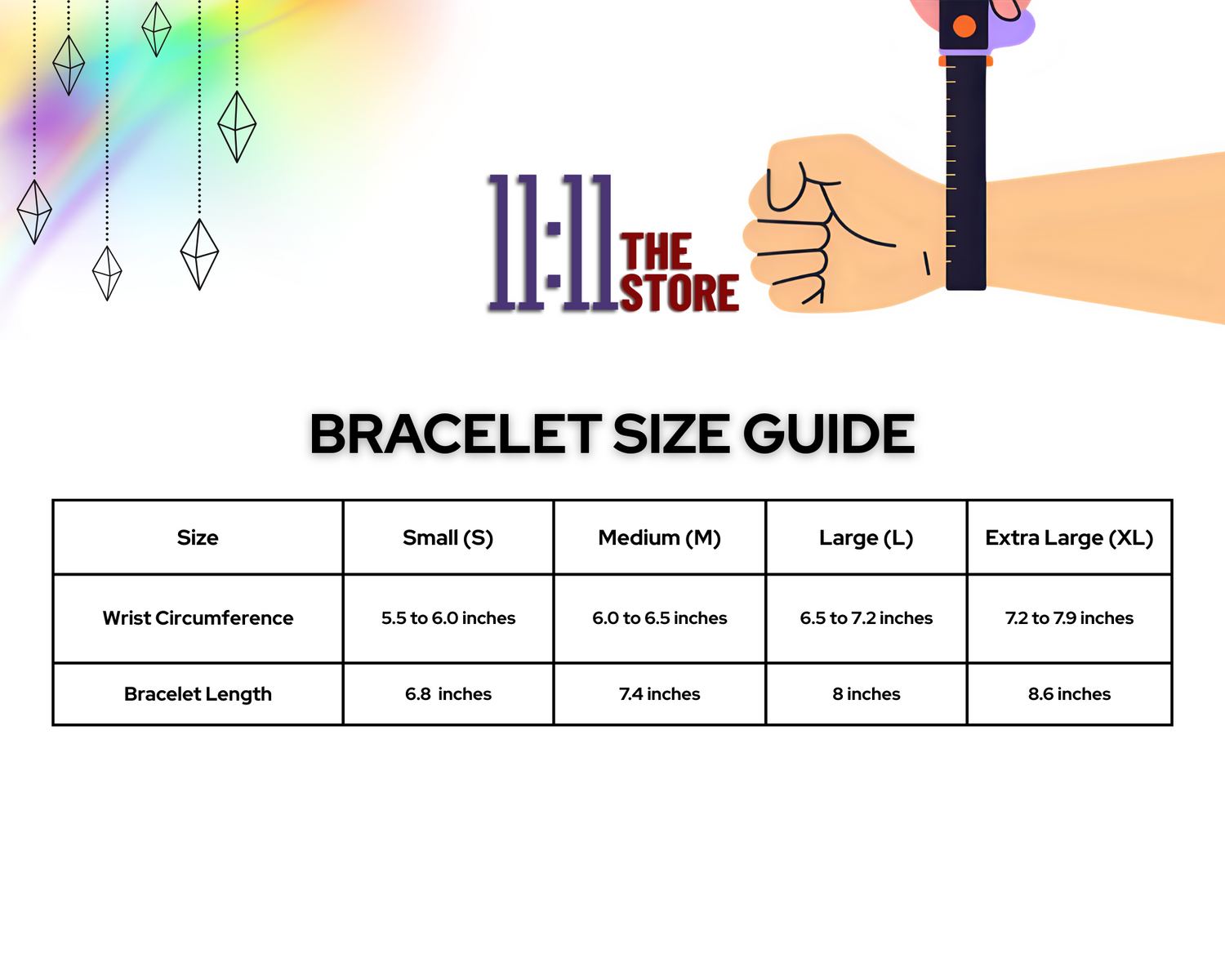 7 Chakra with Clear Quartz Crystal Bracelet