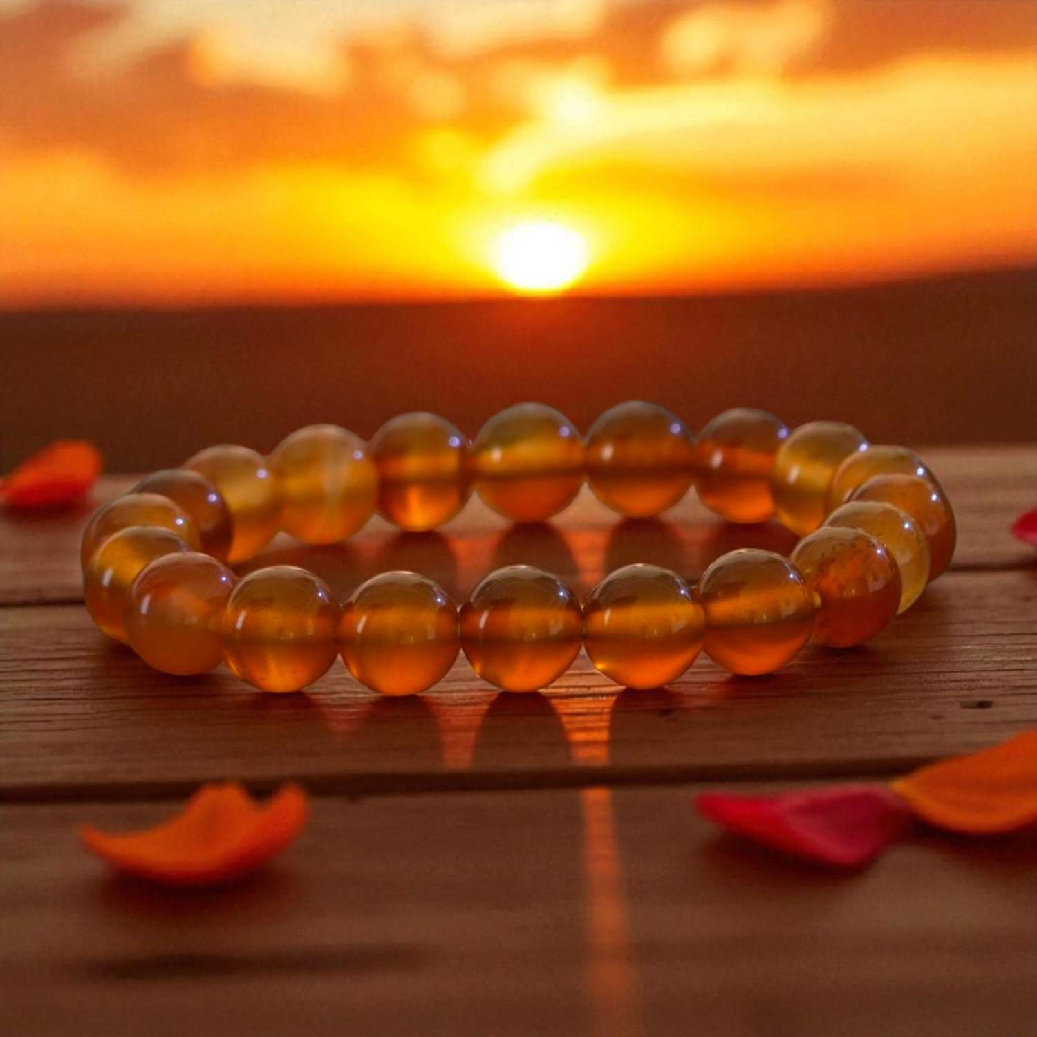 Carnelian Crystal Bracelet