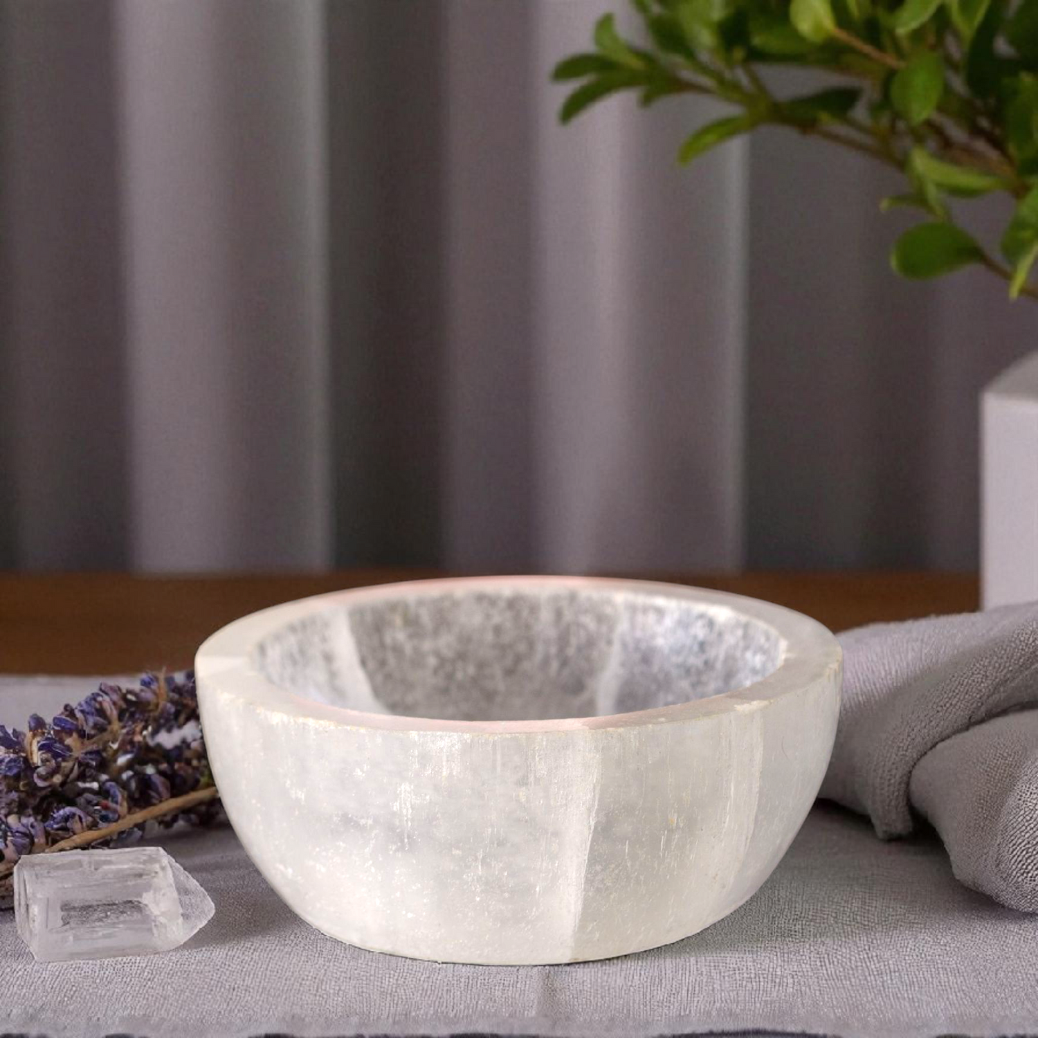 Selenite Charging Bowl (3 Inch) – For Cleansing & Energizing Crystals