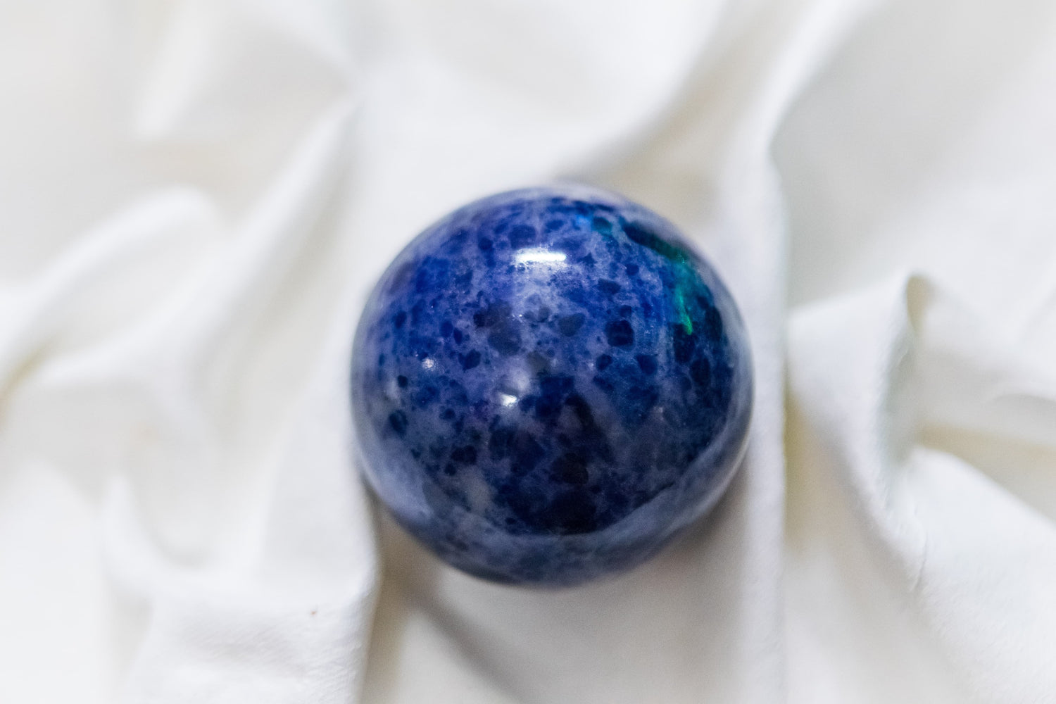 Sodalite Ball: Stone of Intuition & Communication