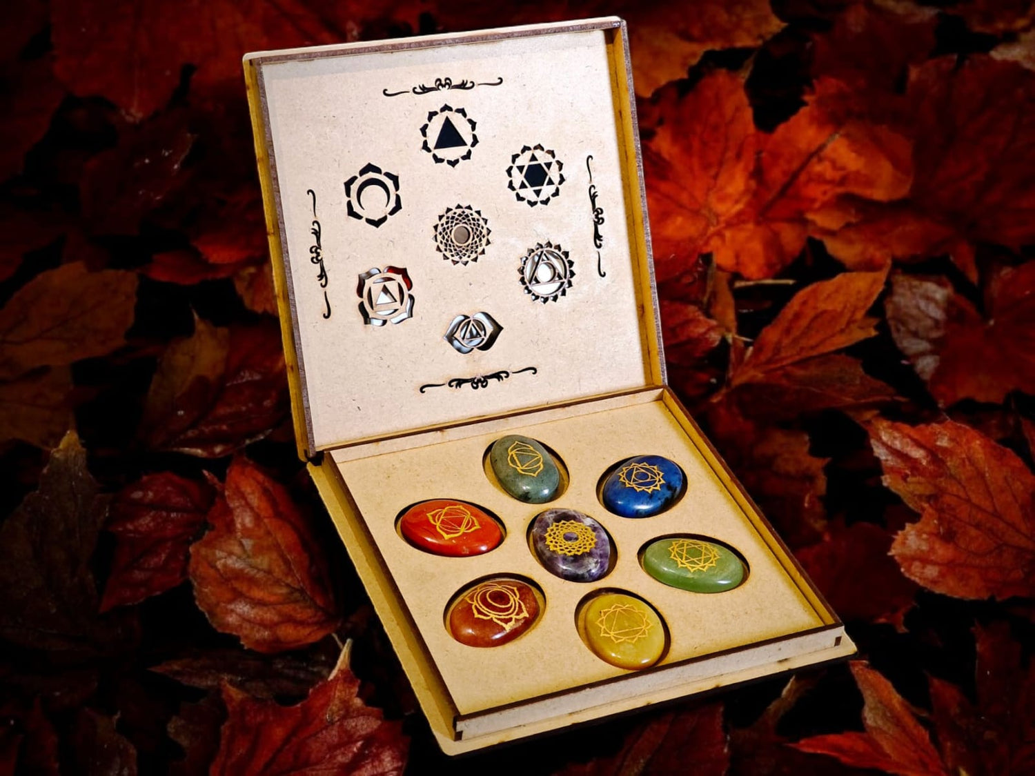 Chakra Balancing Crystals - Pack of 7 Crystals